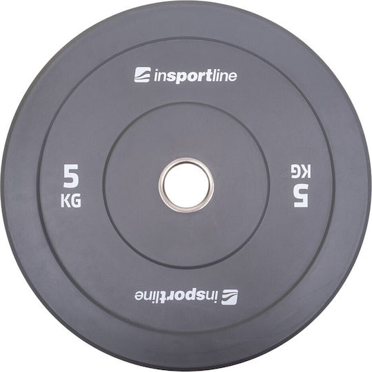 inSPORTline Бъмпер Диск Олимпийски Тип Каучуков 1 x 5kg Φ50mm
