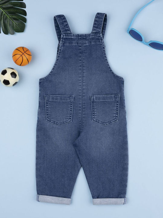 Prenatal Kinder-Jeanshosen Latzhose Blau