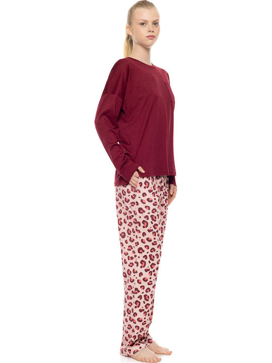 Pink Label Summer Women's Pyjamas Trousers Pink
