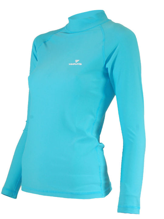 Vaquita UPF 50+ Women's Long Sleeve Sun Protection Shirt Blue Vaquita UPF 50+ Women's Long Sleeve Sun Protection Shirt Blue