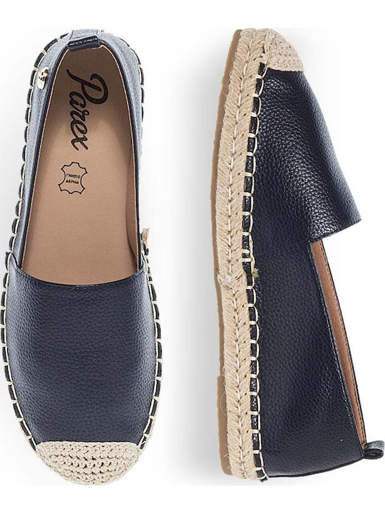 Espadrile Dama Din Piele în Culoare Albastră