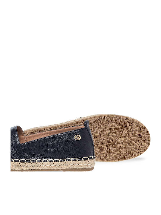Espadrile Dama Din Piele în Culoare Albastră