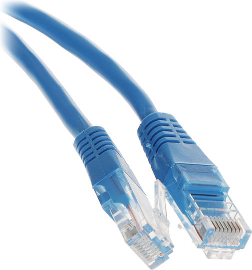 Пач кабел Cat6 UTP 1.0m син Kgd Бройки:15 04.023.0474
