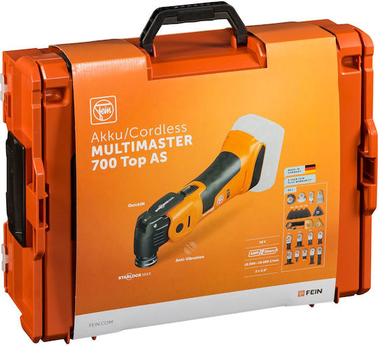 Mulitmaster Amm 700 Max Top As Παλινδρομικό Πολυεργαλείο 18V Solo με Ρύθμιση Ταχύτητας