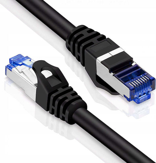 Montis S/FTP Cat.6a Gigabit Network Cable Ethernet 10m Black