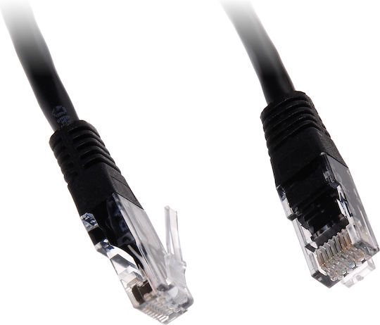Rbline U/UTP Cat.6e (High Speed) Καλώδιο Δικτύου Ethernet 0.5m Μαύρο