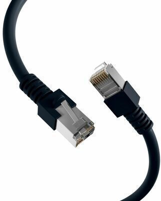 EFB SF/UTP Cat.5e Ethernet Network Cable 1m Black