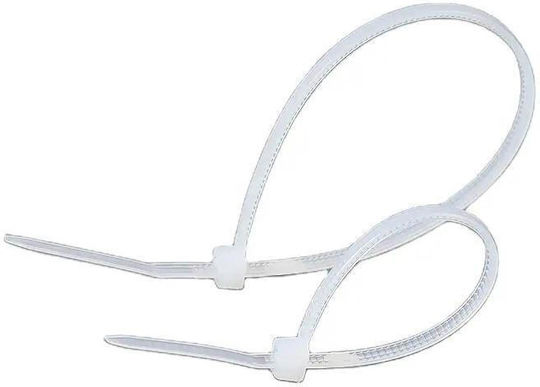 Invictus Legături Cablu Din Plastic 450mmx5mm În Culoare Albă 100 Buc