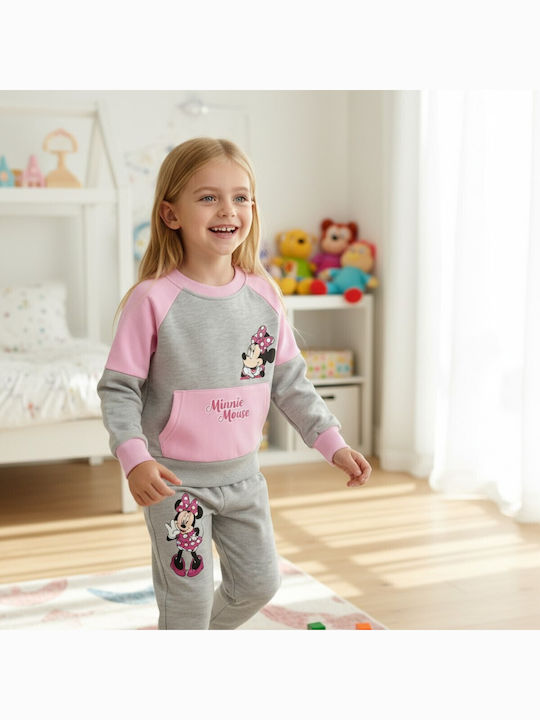 Minnie Mouse Детски Комплект Анцуг Сив