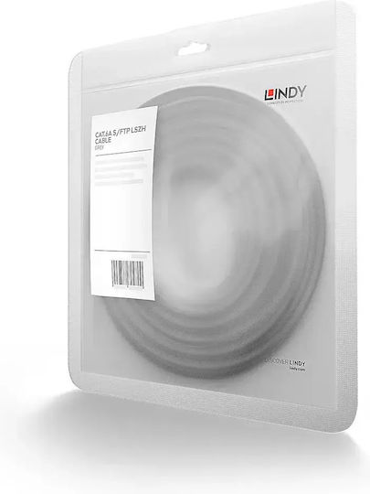 Lindy SF/UTP Cat.6a Netzwerkkabel Ethernet 0.5m Grau
