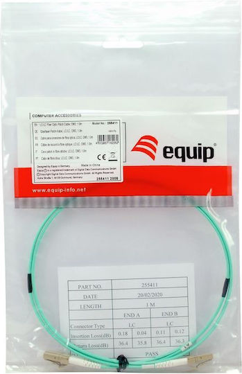 Equip Optical Fiber Cable 1.5m Turquoise