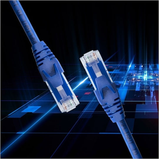 Qoltec U/UTP Cat.6 (Gigabit) Cablu De Rețea Ethernet 5m Albastru