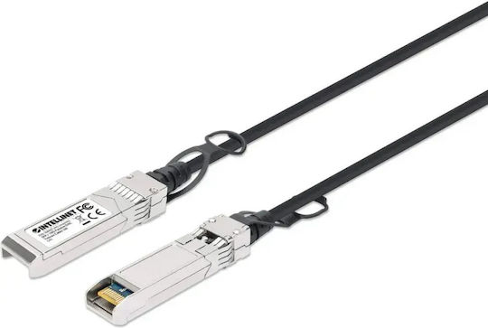 Intellinet Optical Fiber Cable SFP+ 1m Black