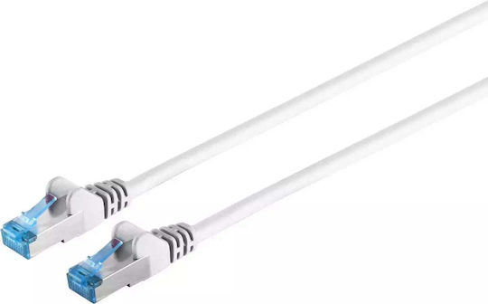 3M S/FTP Cat.6a (Gigabit) Мрежов Кабел Ethernet 3м Бял