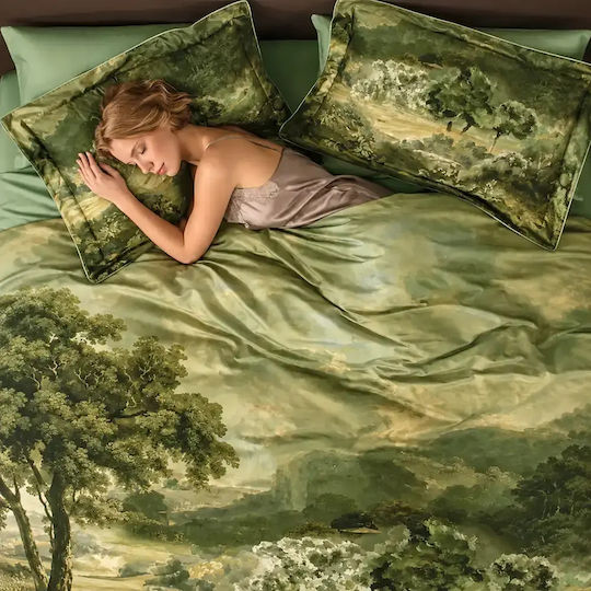 Valeron Set Huse Pentru Pilote Dublu 200x220cm Verde