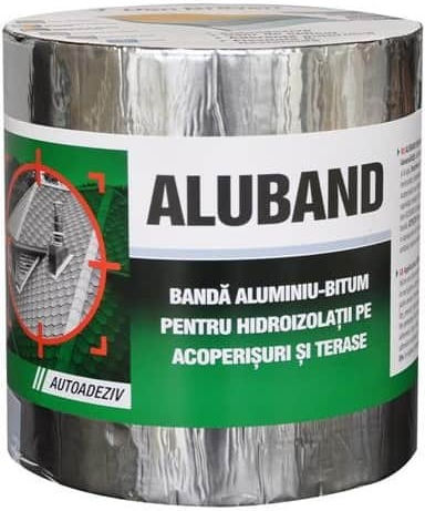 Bandă De Izolare A Armonilor 200mm x 10m Argintie