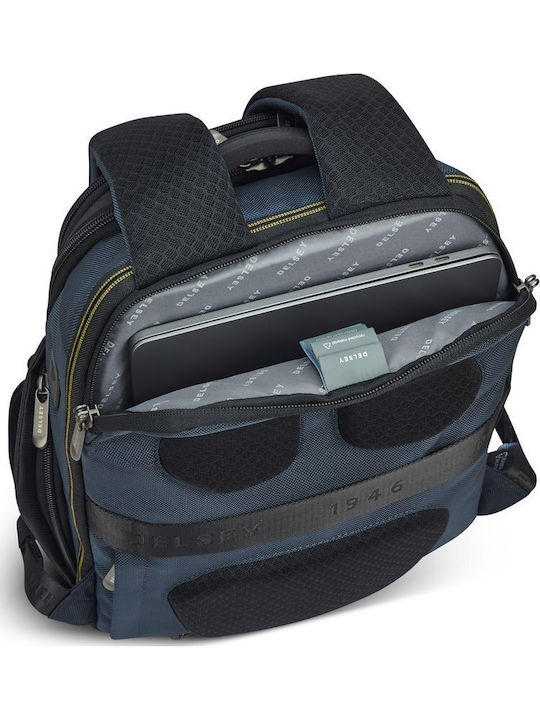 Delsey Раница за лаптоп 13" с USB порт в кафяв цвят 210260202