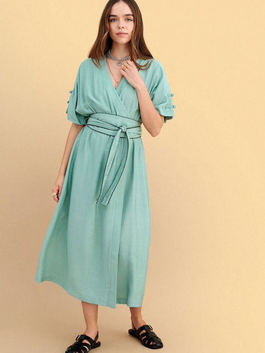 Summer Midi Dress Green