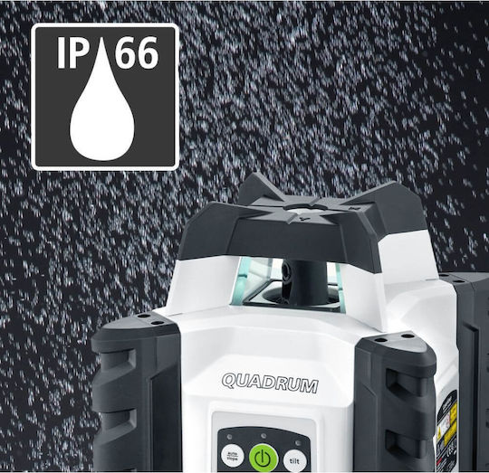 Laserliner Quadrum Compact G 210S Self-Leveling Rotary Laser Level Green Beam 7.4V