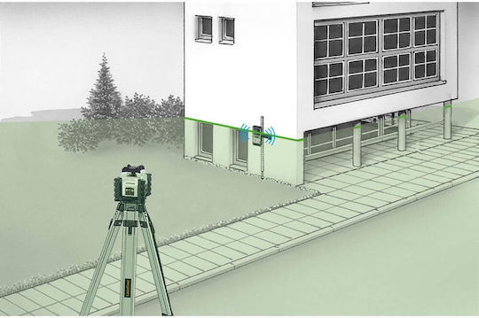 Laserliner Quadrum Compact G 210S Self-Leveling Rotary Laser Level Green Beam 7.4V