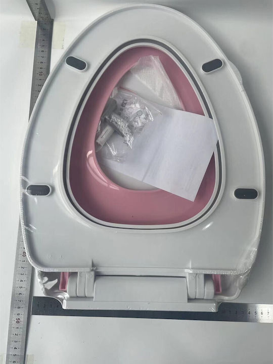 Capac de toaletă pentru copii din plastic alb