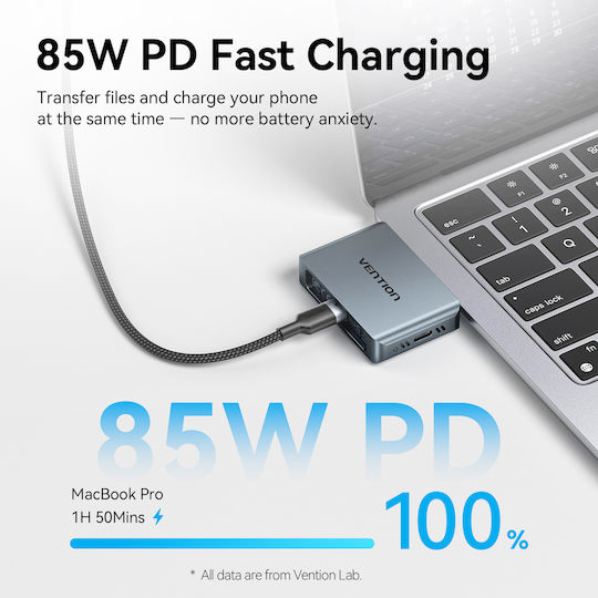 Vention Ma Portable Plug & Play Cable-free Nvme Enclosure + 3500mah Pb Tz-kpxh0