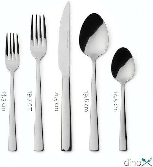 Porto 18/0 Besteckset Silber 72Stück