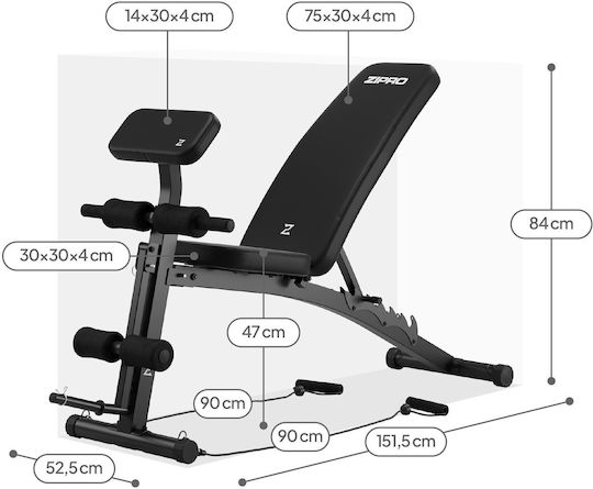 Zipro Einstellbarer Trainingsbank