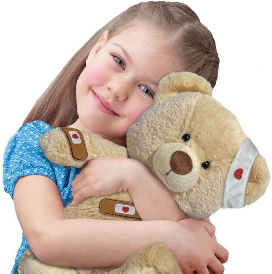 AS Plush Teddy Bear Sick with Sound 16 cm
