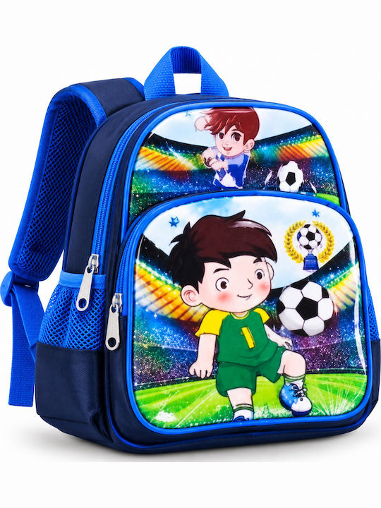 School Backpack For Elementary With Water Bottle Holder Blue School Backpack For Elementary With Water Bottle Holder Blue