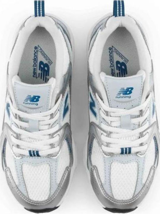 530 Lifestyle Kinder Sneaker Silber mit Lichtern