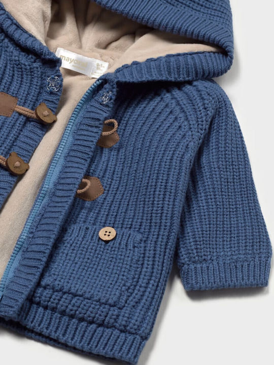 Kids Cotton Cardigan Myrtillo