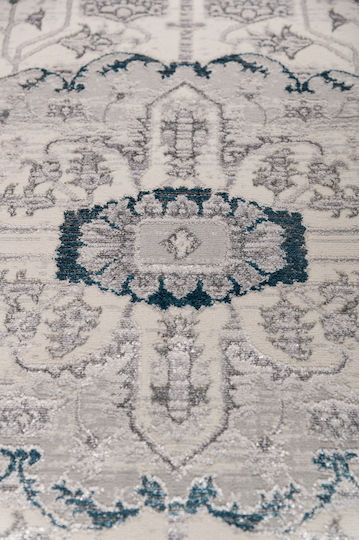 Biokarpet Gossip Round 9860a Grey-blue-160x160