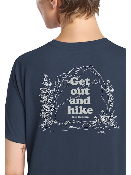 Tricou Damă Uscare Rapidă Albastru Marin