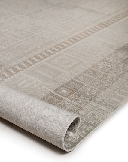 Biokarpet Wohnzimmer Teppich Arcadia 7124a Ecru Beige 240x300