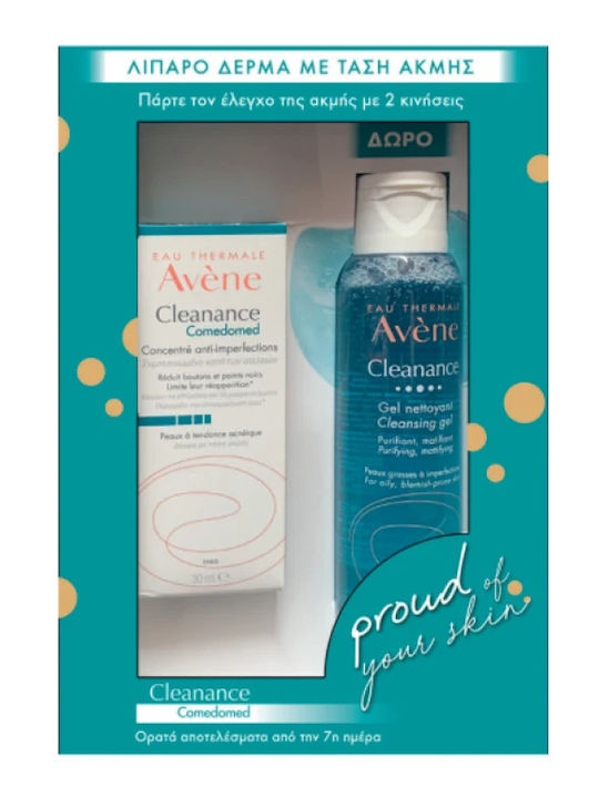 Eau Thermale Avène Cleanance Comedomed Комплект за грижа за Почистване на лицето Eau Thermale Avène Cleanance Comedomed Комплект за грижа за Почистване на лицето