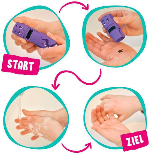 Colop Runde Tintenstempel Selbsteinfärbung und Lila Farbe