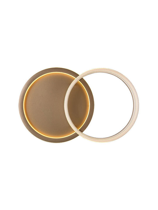 Rabalux Smart Deckenleuchte montieren 53,5cm Gold mit Integrierte LED und Fernbedienung