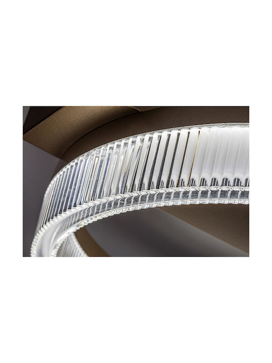 Rabalux Smart Deckenleuchte montieren 37cm Gold mit Integrierte LED und Fernbedienung