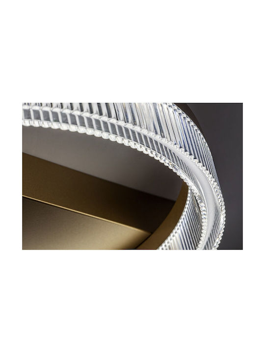 Rabalux Smart Deckenleuchte montieren 37cm Gold mit Integrierte LED und Fernbedienung