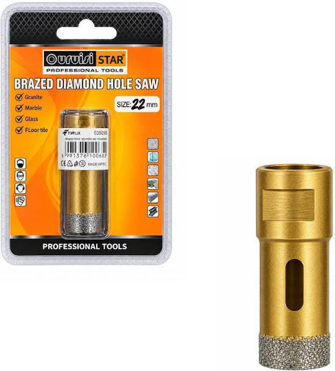 Uruisi Star Lochsäge Trockenschnitt mit Durchmesser 22mm für Metall und Rasen