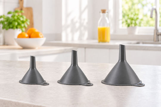 Fackelmann Pâlnii din Plastic Ø8,9,11cm Set 3 buc Fackelmann Pâlnii din Plastic Ø8,9,11cm Set 3 buc