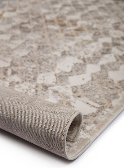 Biokarpet Art 9318a White-gold-67x140