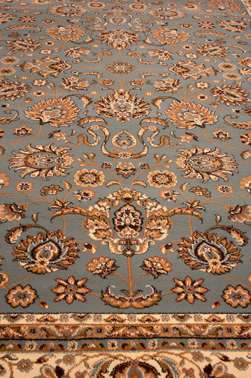 Biokarpet Isfahan 3783b Hellblau Creme 133x190