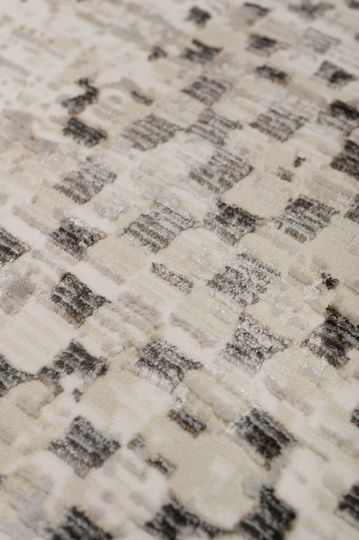 Biokarpet Wohnzimmer Teppich Senbrun 9305a Weiß P Vison 140x200