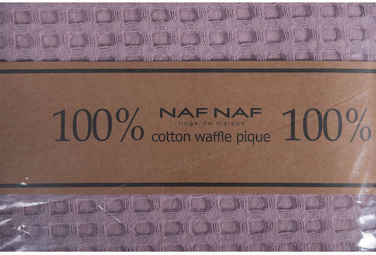 Biokarpet Blanket Pique Naf Naf Cotton Waffle Pique Purple 160 x 240