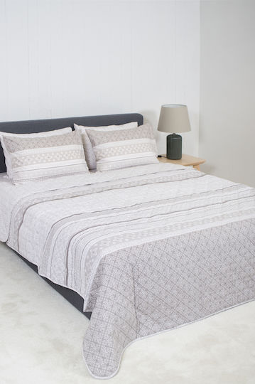 Biokarpet Home Nordic 856 Lampeter Grey Single Coverlet 160x240 Cm
