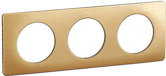 Legrand Wechselrahmen Celiane 3 Positionen Bronze Satin
