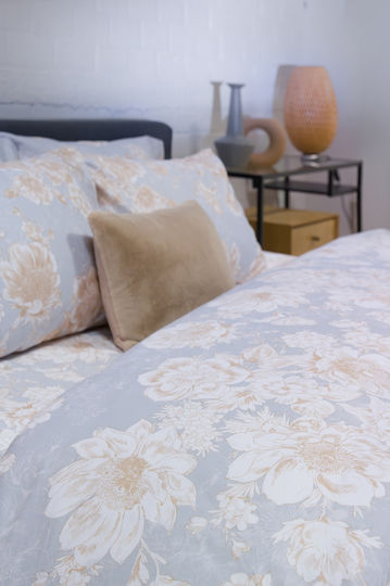 Viokarpet Duvet Cover Diamond 253 Pearl Light Blue Set Duvet Cover Super King