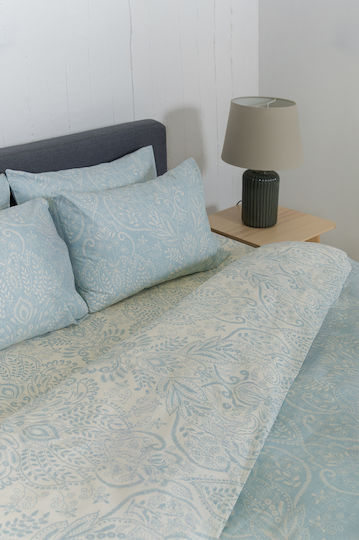 Viokarpet Duvet Cover Naf Naf Summit 156 Atlantic Teal Set Duvet Cover Single